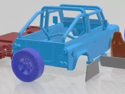 Land Rover Defender SVX 2012 Printable Car 3D print model