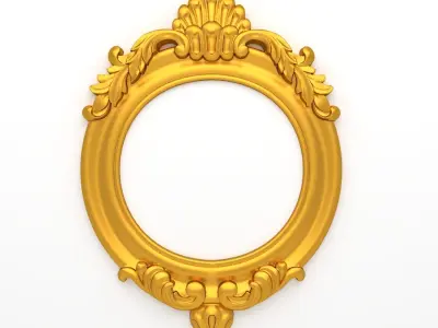 Frame mirror 3D model 04 3D model
