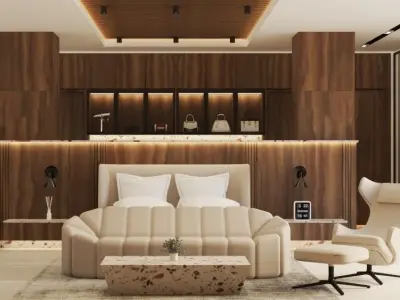 Luxury Bedroom  3D model