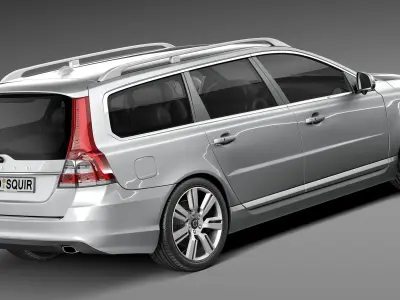 Volvo V70 2014 3D model