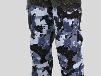 3D pants Leon Kennedy 3D model