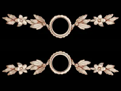 Classic carved 037 3D model