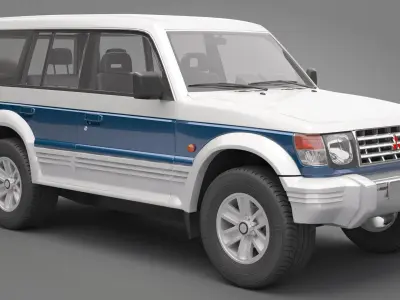 Mitsubishi Pajero 1991 3D model