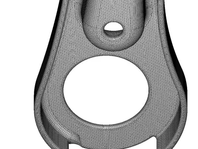 Plastic Vehicle Suspension Control Arm Toy 3D model