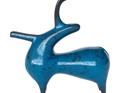 Amlash Pottery Cow 3D model