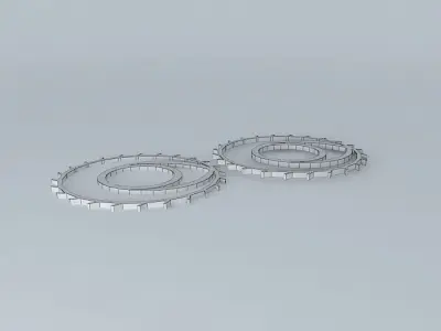 Merry Christmas & Happy New Year America! Free 3D model