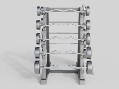 GYM Weights 3D Model Pack