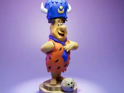 Fred Flintstone and your Loyal Order of Water Buffaloes 3D print model