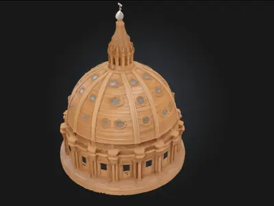 Dome Model  Classic Geometry for Grand Architectural Statements 3D model
