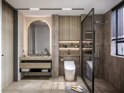 Bathroom 80 3D model