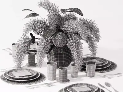 Table setting-H29 3D model