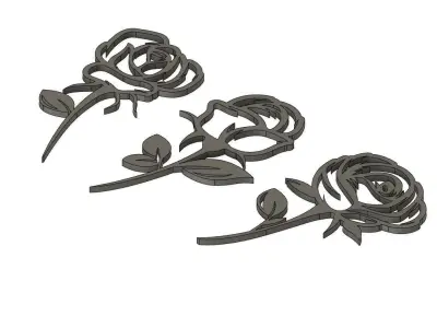 Roses Decoration 3D print model