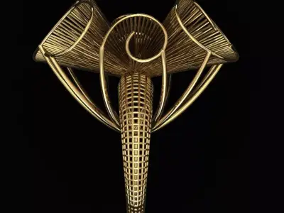 Turkish  Ring 3D print model