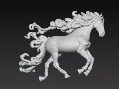 Christmas Creations - Magic Horse 3D print model