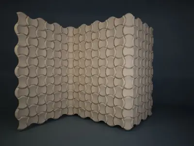 05 3DECOR PATTERN WALL Low-poly 3D model