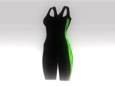 Fitness suit Low-poly 3D model