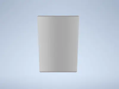 Candle in Glass Low-poly 3D model