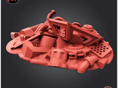 Spaceship Debris 3D print model