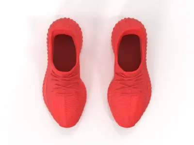 Adidas Yeezy 350 Red 3D model