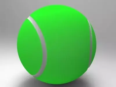 Tennis ball Free 3D model purchase