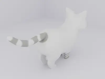 Cartoon Cat  3D model