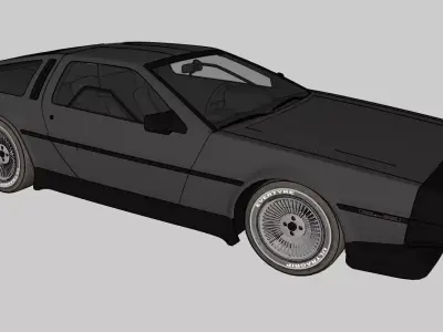 DELOREAN DMC-12 3D model