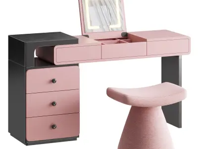  Ensemble de meuble lavabo escamotable 3D model