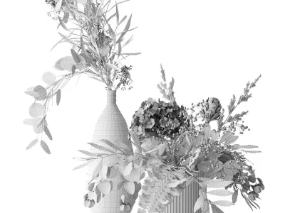 Bouquet 01 3D model