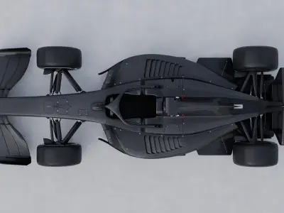 Formula 2 2024 Dallara 3D model