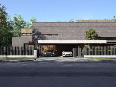 Residence 29 Exterior Scene 3D model