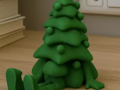 ARTICULATED XMAS TREE 3D print model