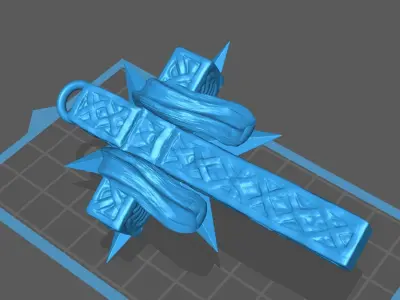 Cross Ornament  Free 3D print model