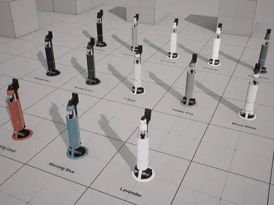 SAMSUNG Vacuum Cleaner - BESPOKE Z Low-poly 3D model