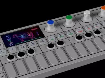 OP1 TEENAGE ENGINEERING 3D model