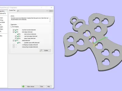 angel pendant 3D print model