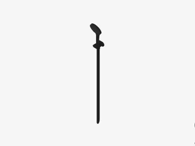 Shower - Hand - Luxury - Vibrant Low-poly 3D model