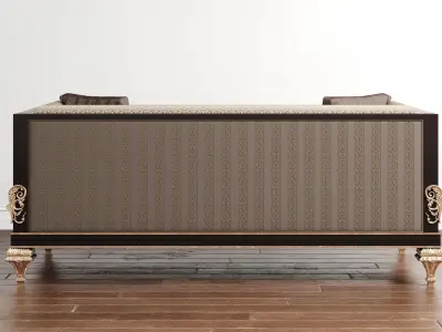Calenas Art Deco Koltuk Takimi Sofa 3D model