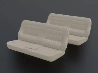 TRUCK BENCH SEAT WITH CUP HOLDER - 25AUG-S14 3D print model