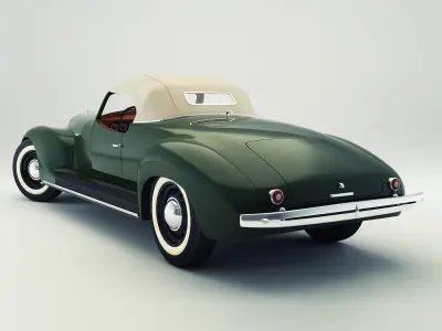 ZIS 101a sport 3D model