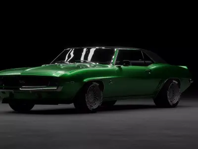 1969 Chevrolet Camaro SS Coupe 3D model