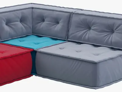 Interia Siesta sofa 3D model