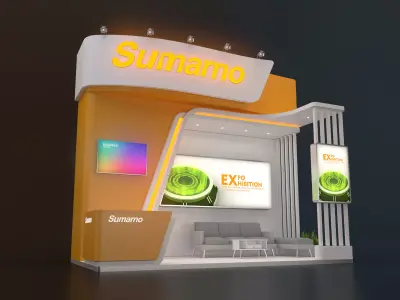 Exhibition Design OQ18 3D model