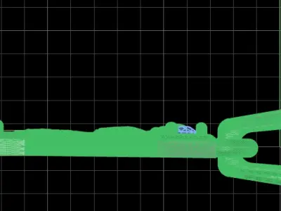 Celestial Modern Aries Pendant 3D print model