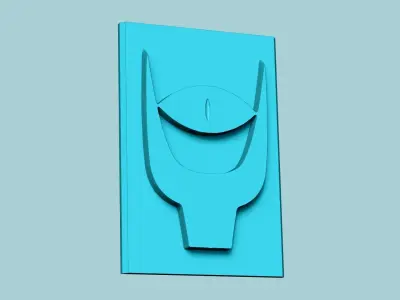 Stamp 113 - LOTR Eye - Fondant Decoration Maker Toy 3D print model