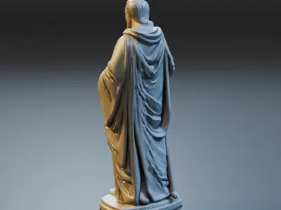 saint statue 3D model
