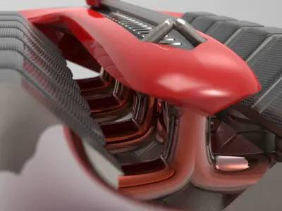 Engine V8 Simple model 3D model