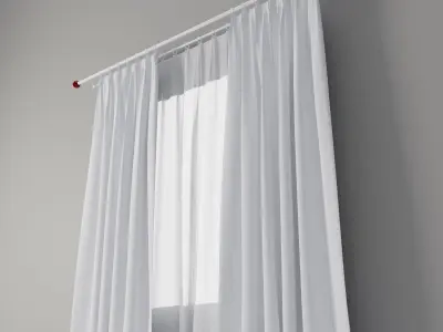 Curtains 02 collection 6 3D model