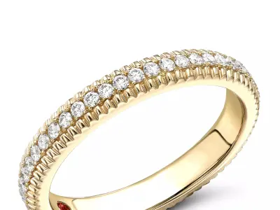 Rainbow eternity ring 3D print model