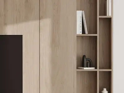 Tv Wall Set 15 3D model