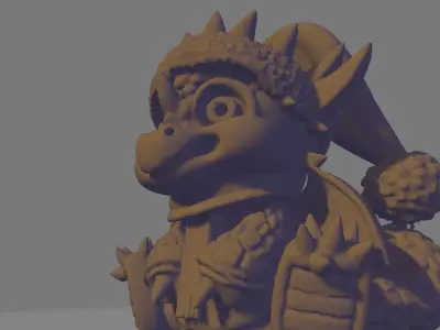 Frosty the Dragon 3D model